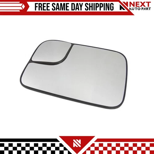 New Towing Mirror Glass Heated Driver Side For 1994-2010 Dodge Ram