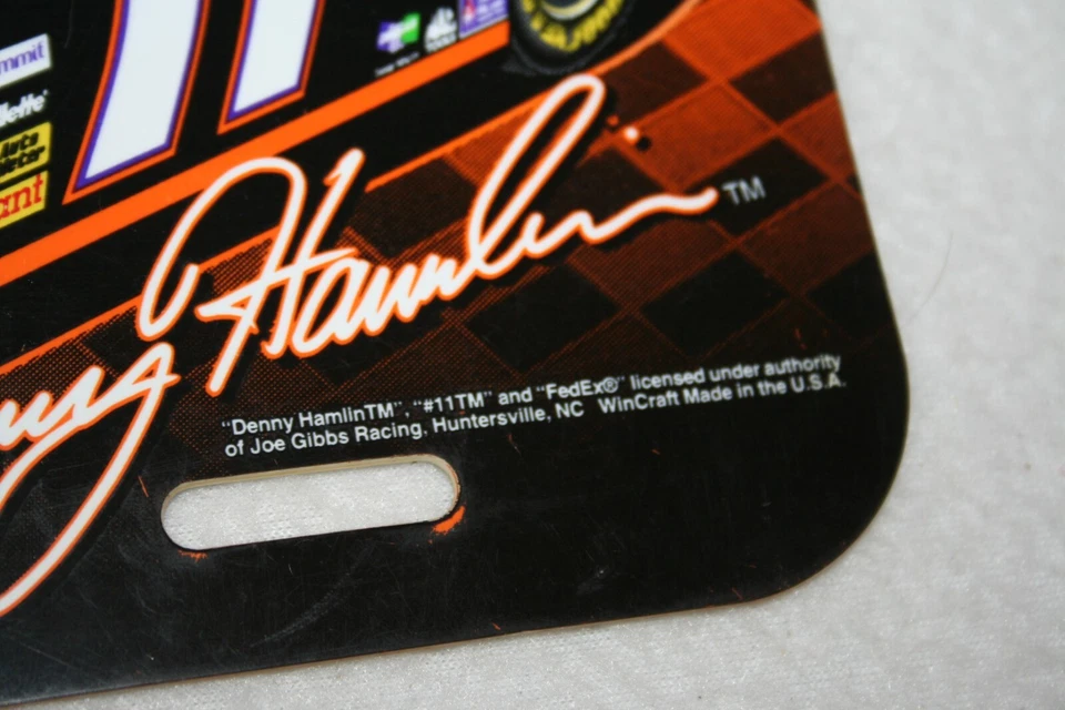 Coche Denny Hamlin #11 FedEx raro NASCAR NEXTEL Cup Series novedad matrícula Foto 2 de 3