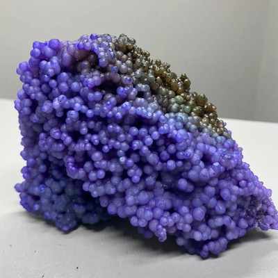 Purple AAA Botryoidal Chalcedony Grape Agate Crystal Cluster 490G