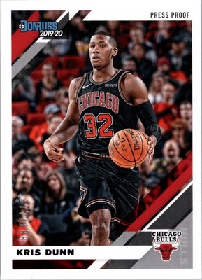 2019-20 Donruss Press Proof Purple #32 Kris Dunn /199 - BSK
