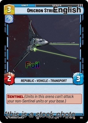 Omicron Strike Craft (Foil) [Foil NM - Jump to Lightspeed 562]