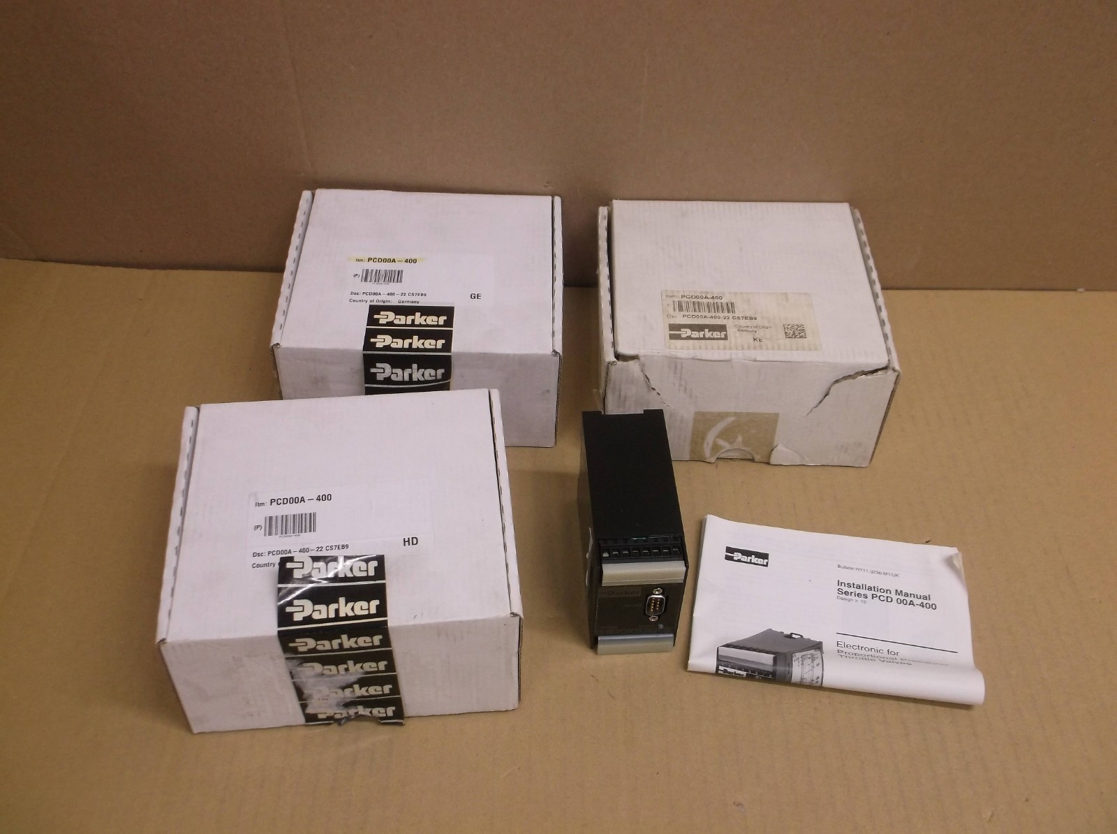 PCD00A-400-22 Parker Hannifin NEW In Box Proportional Pressure Module Controller