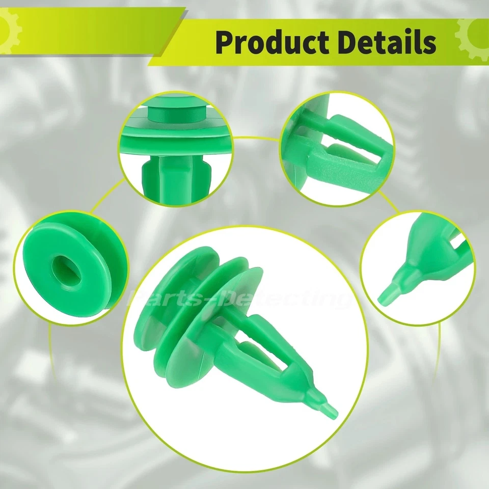 100 peças prendedor de acabamento de clipe de painel de porta para Jeep Grand Cherokee Chrysler 6503204 - Imagem 4 de 4