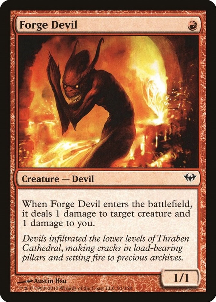 NM Foil - Forge Devil [DKA - 91] Dark Ascension