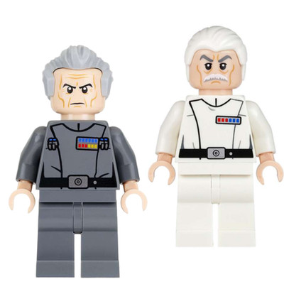 Custom Grand Moff Tarkin and Admiral Yularen minifigures - star wars for lego