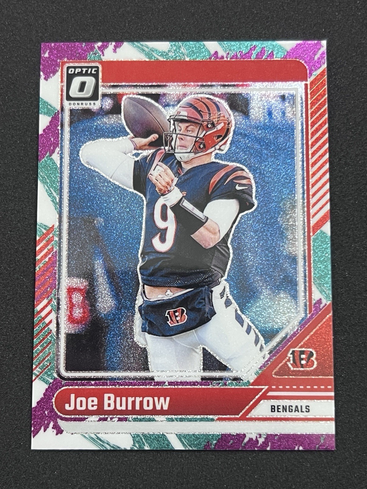 2024 Panini Donruss Optic Joe Burrow Jazz SSP Prizm #38 Bengals