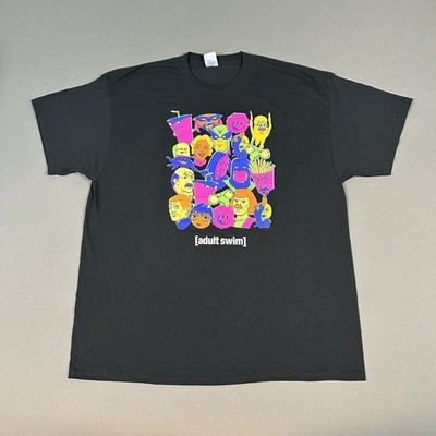 Adult Swim Shirt Mens XXL Carls Jr Hardees Aqua Teen Space Ghost Promo NWOT