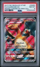 2017 POKEMON SM PREMIUM COLLECTION PROMO #SM60 FULL ART/CHARIZARD GX PSA 8