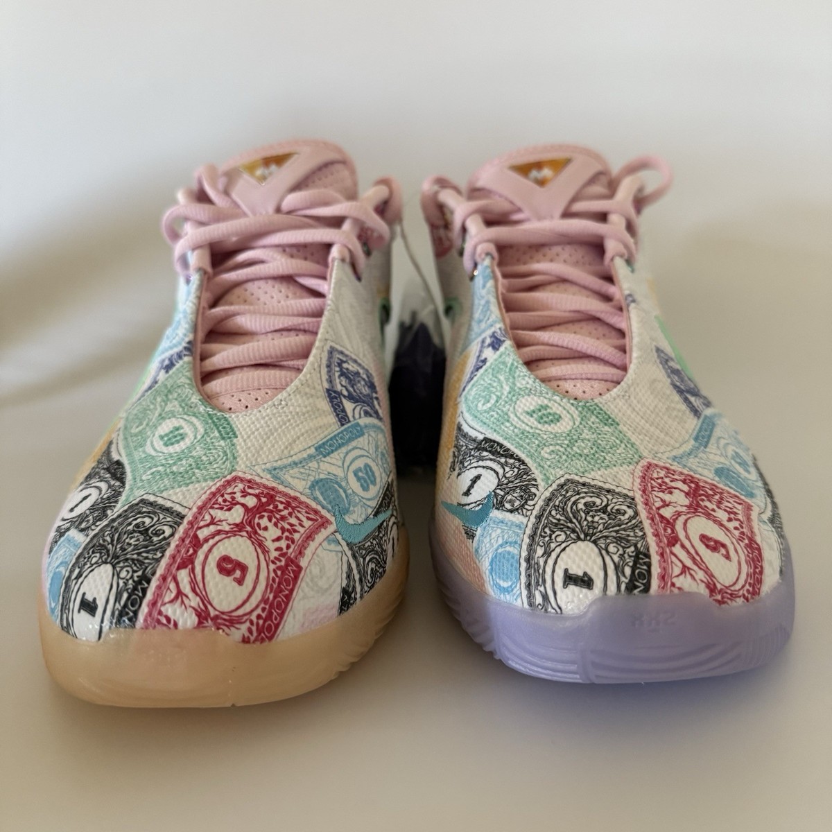 ⭐️⭐️yusugar⭐️⭐️ Nike Men's 7.5 Monopoly x LeBron 22 QS 'Currency' White