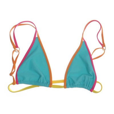 Kulani Kinis, Bikinioberteil, Größe: M, Blau/Mehrfarbig, Einfarbig, Damen #YO6