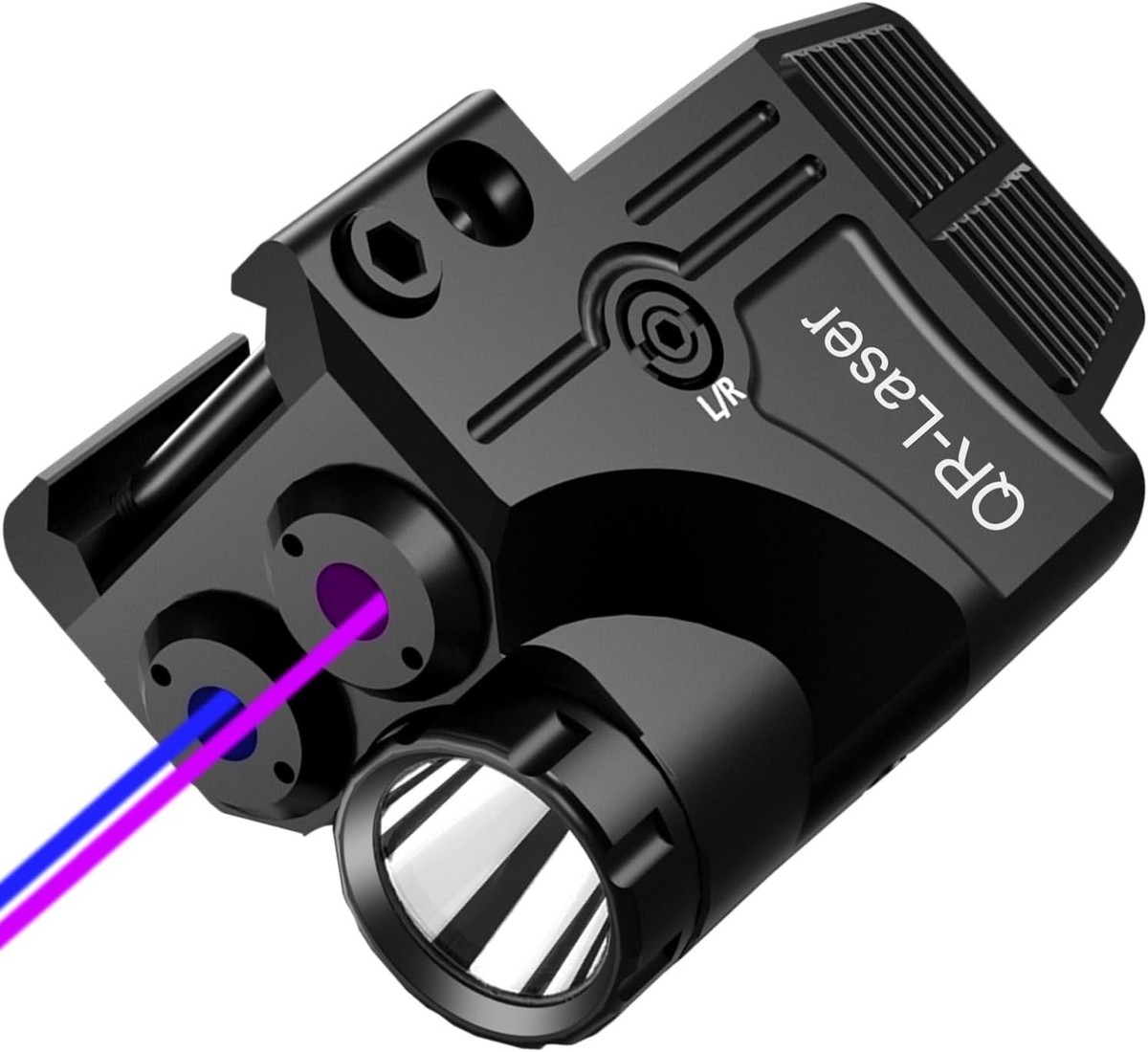 Red Green Purple Blue Laser Light Combo, 800 Lumens Tactical