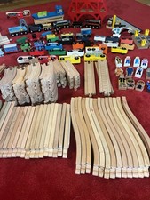 Hape, Brio, Thomas Train Track Set with Trains, Vehicles, Figures Accessories