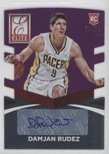 2014 Donruss Elite Status Signatures Purple Die-Cut 31/74 Damjan Rudez Auto 0b2