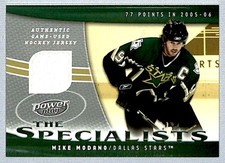 2006-07 UD Power Play The Specialists Mike Modano Jersey #S-MM Dallas Stars