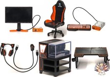 Gaming PC Maskotka Pomarańczowy Neon Styl 6 Typ Zestaw