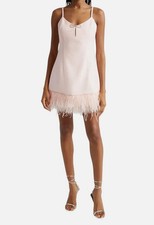 Likely Womens Pink Cutout Rhinestone Bow Feat...