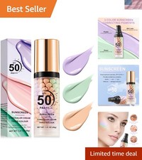 SPF 50 Sunscreen Primer: Moisturizing Makeup Base That Blurs Imperfections