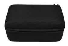 Clamshell Storage Case Black w Foam Insert Zippered Universal 9-1/2"x 6" x4-1/2"