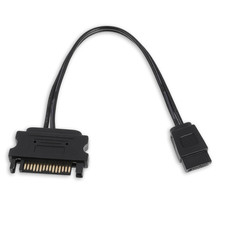 SATA 15-Pin to 6-Pin Slimline Power Adapter Cable for Optical CD DVD Drive 6.7"