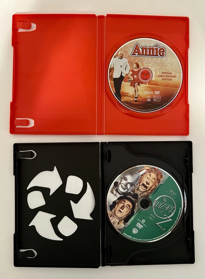 2 DVD - Волшебник страны Оз (2 диска) 70-летие и Энни - оба как новый! - Изображение 3 из 4