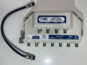 PPC EVO1-9-U/U Active Return CATV 9 Port Coax Amplifier Booster Splitter+Power