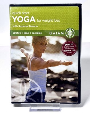 Quick Start Yoga for Weight Loss DVD Suzanne Deason Gaiam Fitness Sealed