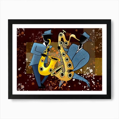 Jazz Cafe Art Print Framed Wall Art Framed Wall Art Poster Canvas Print Picture