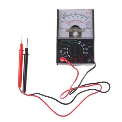 MF-110A AC/DC Analog Multimeter & 2x Prüfstifte Voltmeter Amperemeter Tester