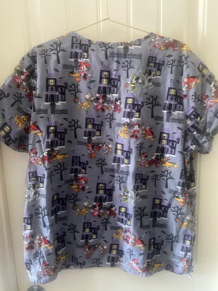 Mujer Exfoliante Talla 2XL Disney Mickey Mouse Estilo Halloween Muy Bonito Foto 3 de 3
