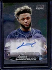 2024 Topps Stadium Club Junior Caminero Chrome Auto RC Rookie #SCCA-JC Rays