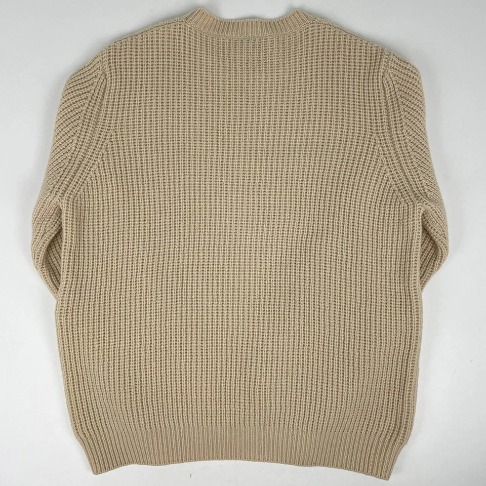 GUCCI Interlocking G sweater Cable knit double G sweater wool Beige Men JAPAN - Image 2 of 4