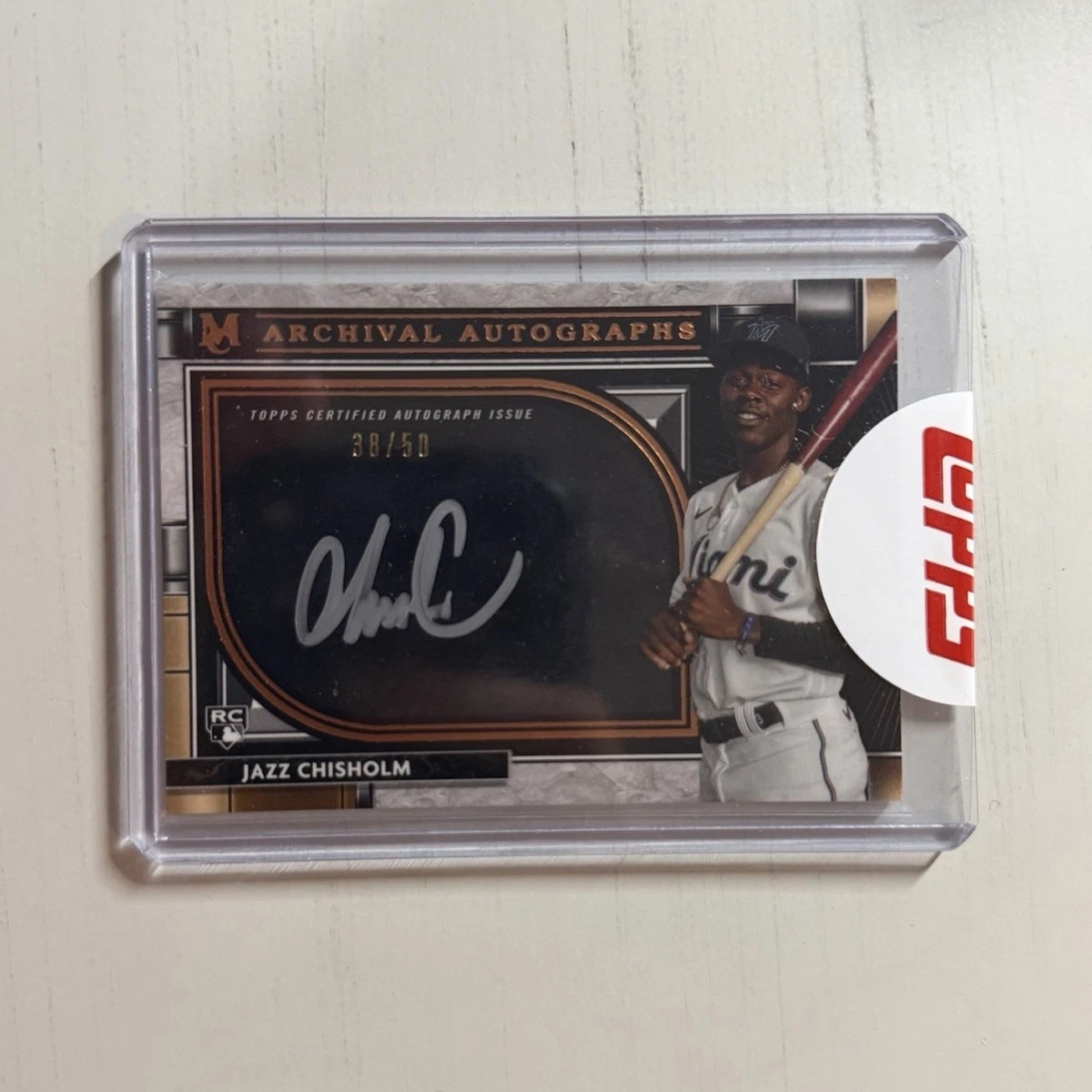 2021 Topps Museum Collection - Jazz Chisholm #AA-JCH for sale | eBay