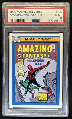 1990 Impel Marvel Universe Amazing Fantasy #15 #126 PSA 9