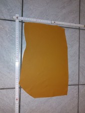 1 Haut,safrangelb,Lederhaut,Lederreste,sehr dünn,Buchbinderleder    B 30