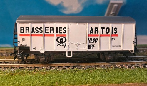 LILIPUT Wagon frigorifique Biere Brasserie Artois HO rèf 22191 | Condition: Occasion