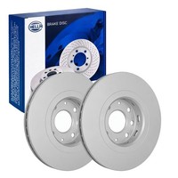 2X Hella Bremsscheiben 256Mm Vorne Passend FüR Chevrolet Aveo 55633PRO