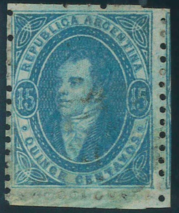P5473 F - ARGENTINA 1864 , GJ 24  , MNH