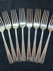 STERLING SILVER Dinner Forks lot of 8 Gorham 366.8 grams scrap or not