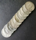 Lot of 10 50c Franklin Silver Half Dollars