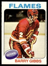 1975-76 O-Pee-Chee Vintage Hockey Barry Gibbs #214 VIEW SCAN