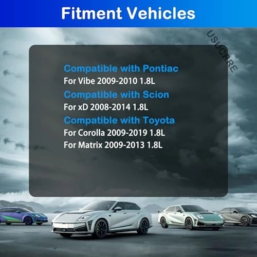 Fuel Injectors 23250-0T020 Replacement for Scion xD 2008-2009, Toyota Corolla 20 Foto 2 de 4