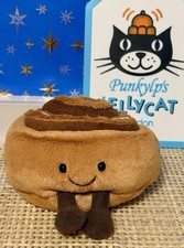 Jellycat Amuseables Cinnamon Bun Plush A4CNB Retired Foodie