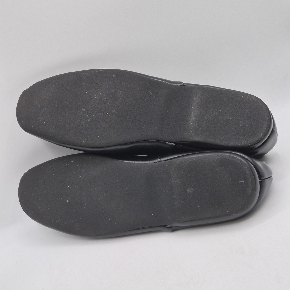 L.B. Evans 2751 Slippers‎ Shoes Mens 14 Black Leather House Indoor Comfort EUC L.B. Evans Black Slippers for Men with Upper Leather for  main image 4