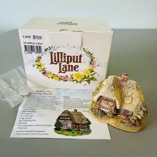 Lilliput Lane An Apple A Day L3525 Boxed, Deeds & Members Badge