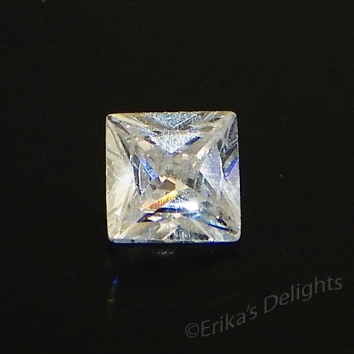 (3mm - 8mm) Princess White Cubic Zirconia (CZ) AAA Good Quality - Picture 7 of 7
