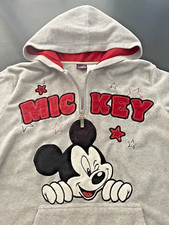 Vintage Wonderful World of Disney Mickey Mouse Hoodie, Gray, SEE MEASUREMENTS