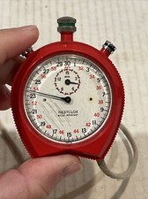 Vintage Westclox Red Stopwatch Plastic Works 