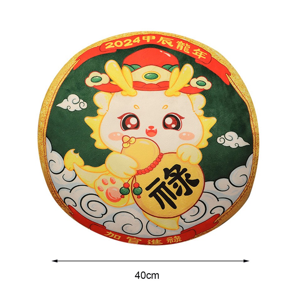 Decorative Dragon Pillow Home Decor Chinese Zodiac Plush Toy Year of