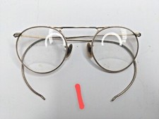 Antique 1/10 12K GF Gold Filled Wire Eye Glasses Aviator, regular, octagonal