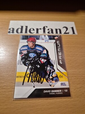 DEL 09-10 2009-2010 SIGNIERT Silber David Danner Kassel Huskies